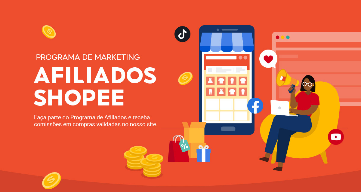 Afiliado Shopee o que é ? Veja Como se Afiliar e Ganhar Renda Extra.